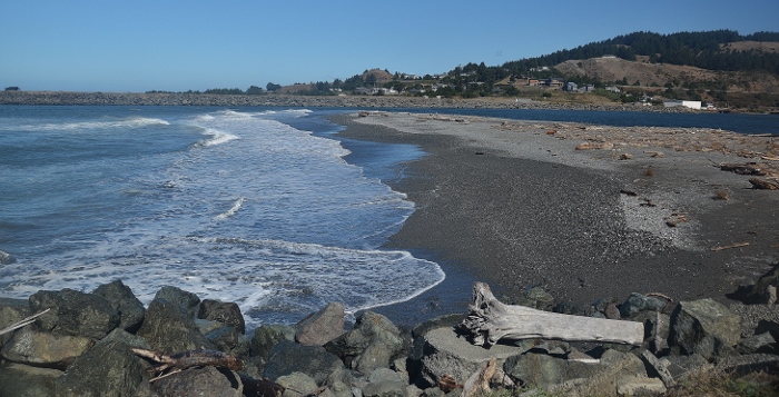 Rogue River jetties